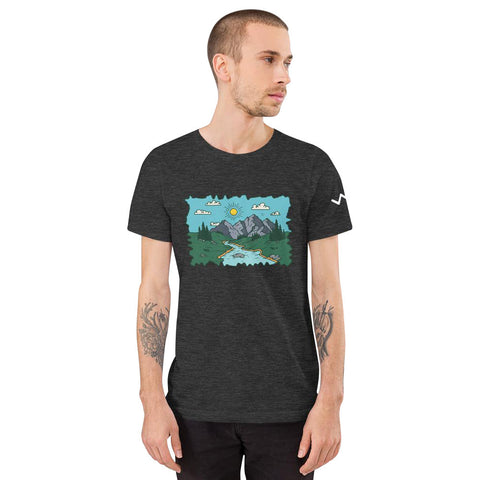 WanderMesh "Walking Distance" Short-Sleeve Unisex T-Shirt